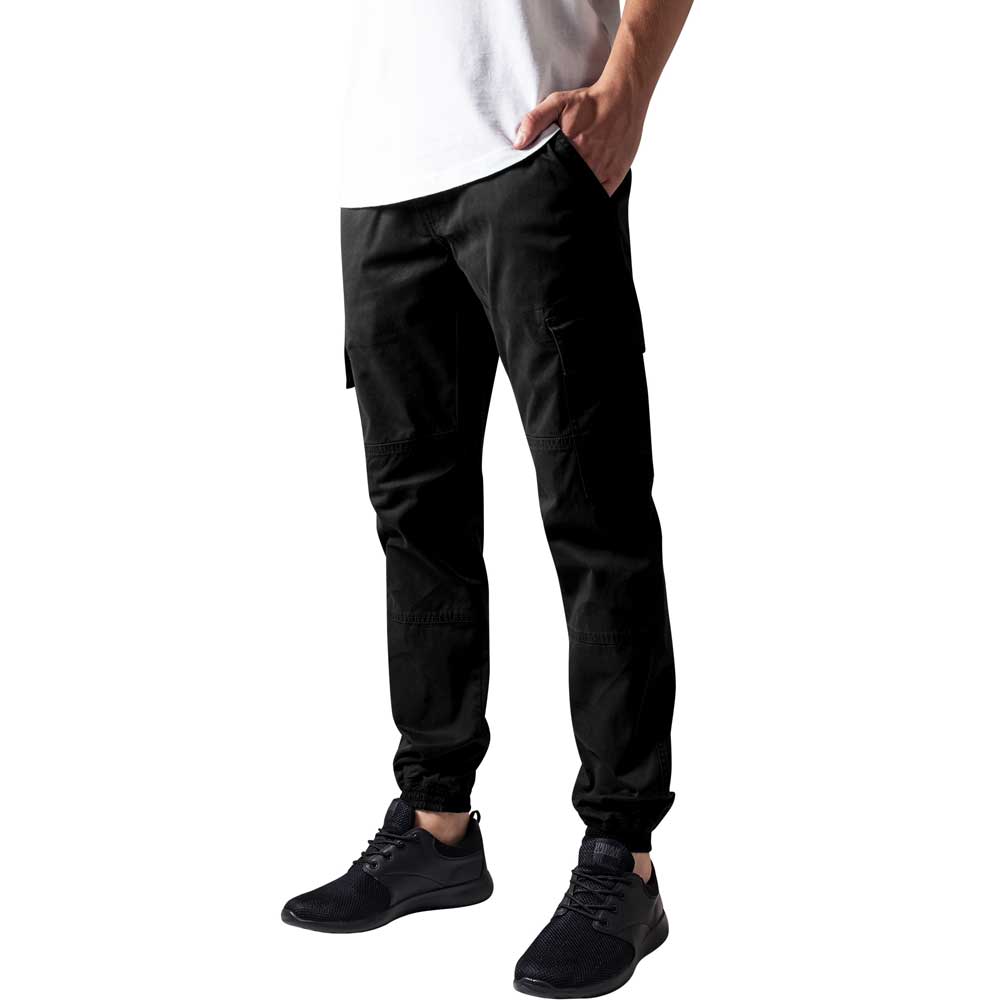 Urban Classics - Washed Twill Cargo pants - Black
